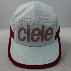 Ciele Athletics GOCap Hat Light Mint Burgundy COOLwick Adjustable Running Cap